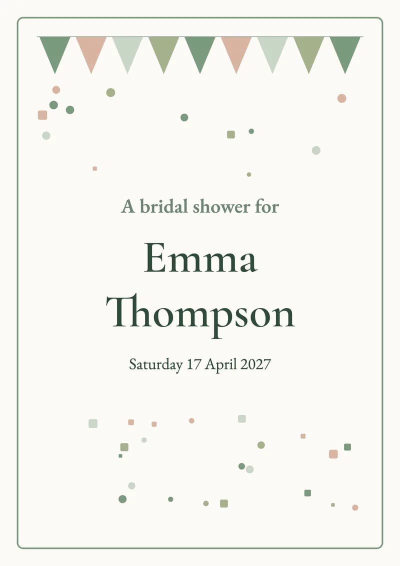 Bridal Shower Party Kit
