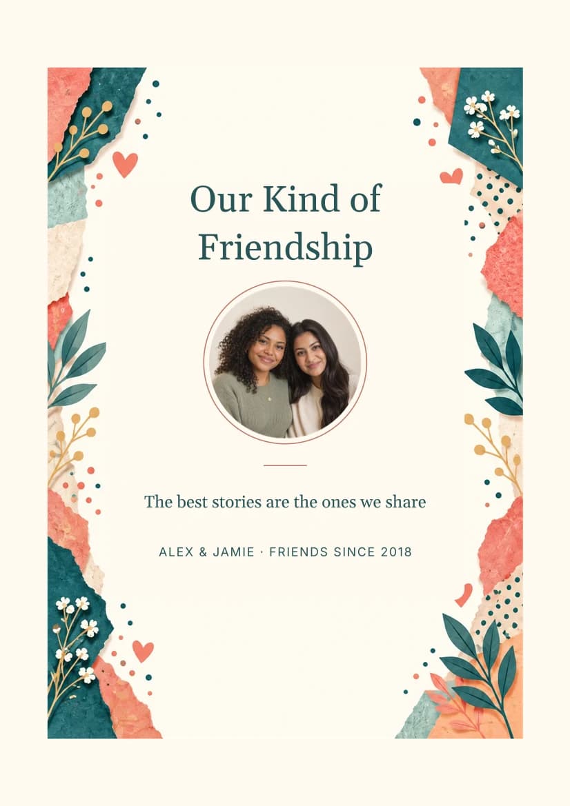 Our Kind of Friendship template preview