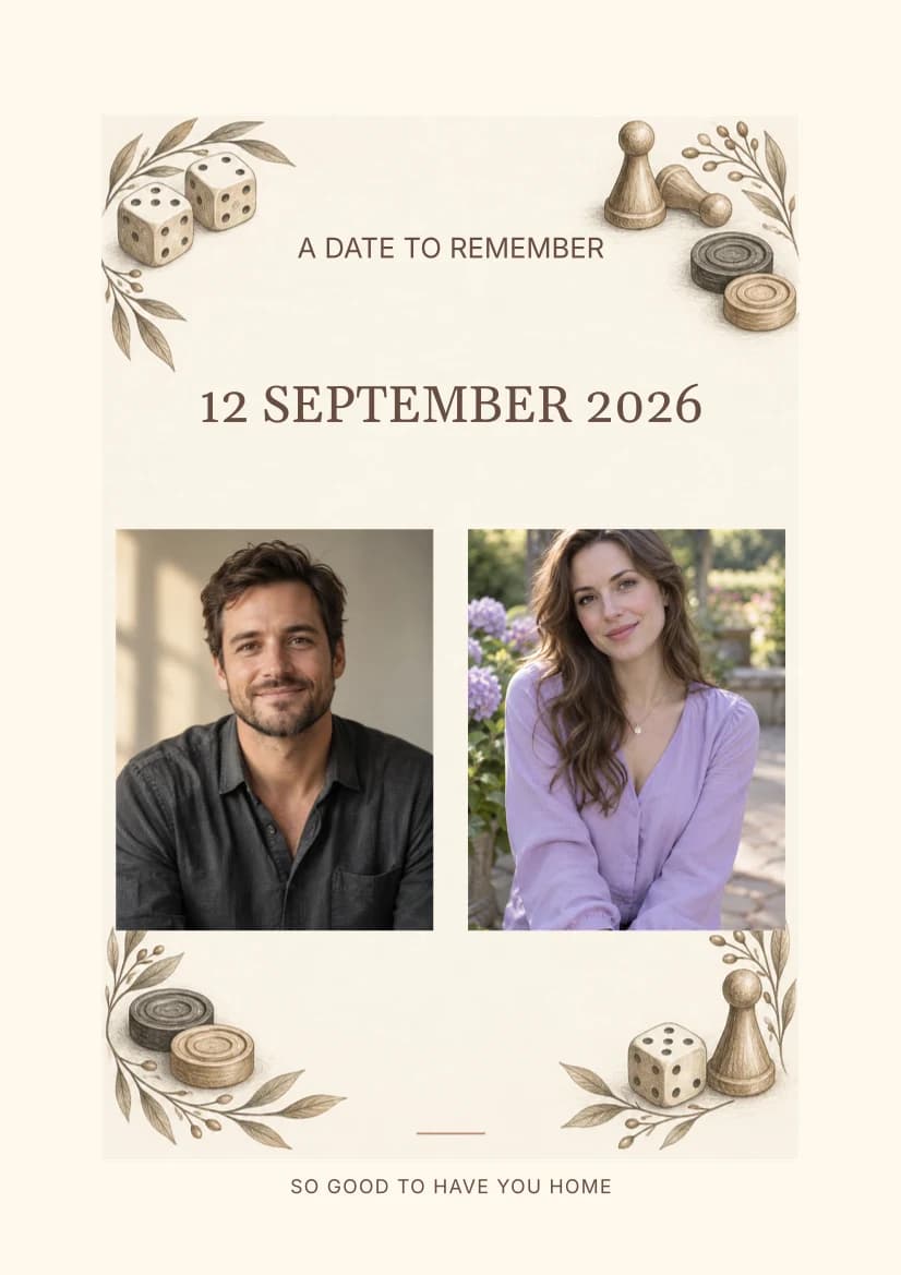 A Date to Remember template preview