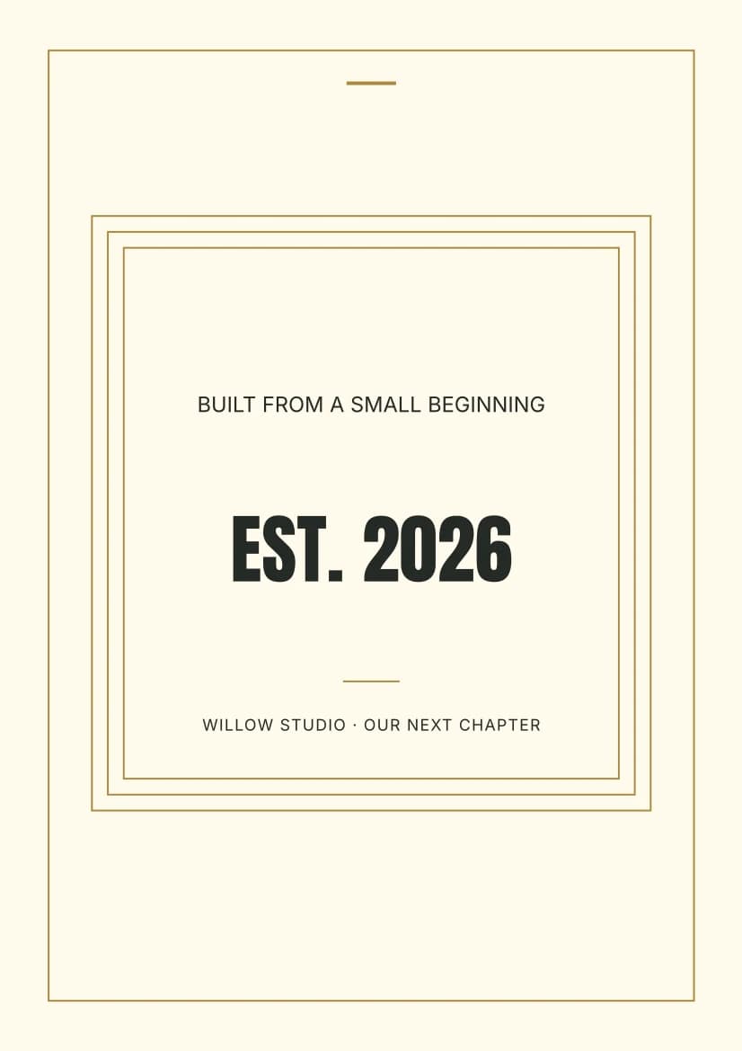 Built from a Small Beginning template preview