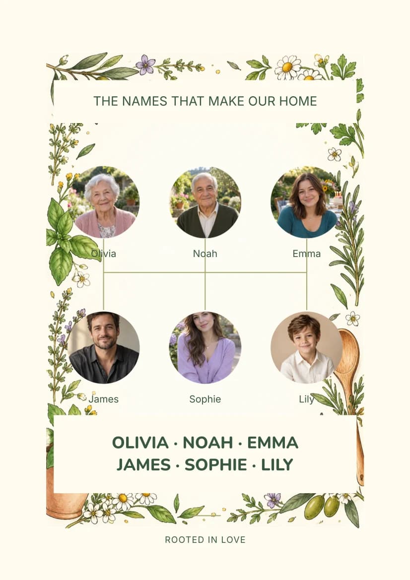 The Names That Make Our Home
