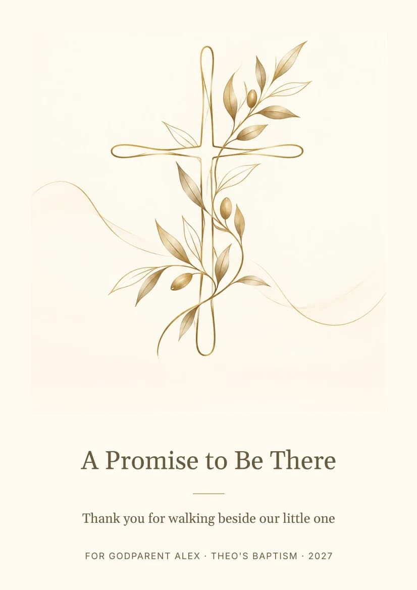 A Promise to Be There template preview