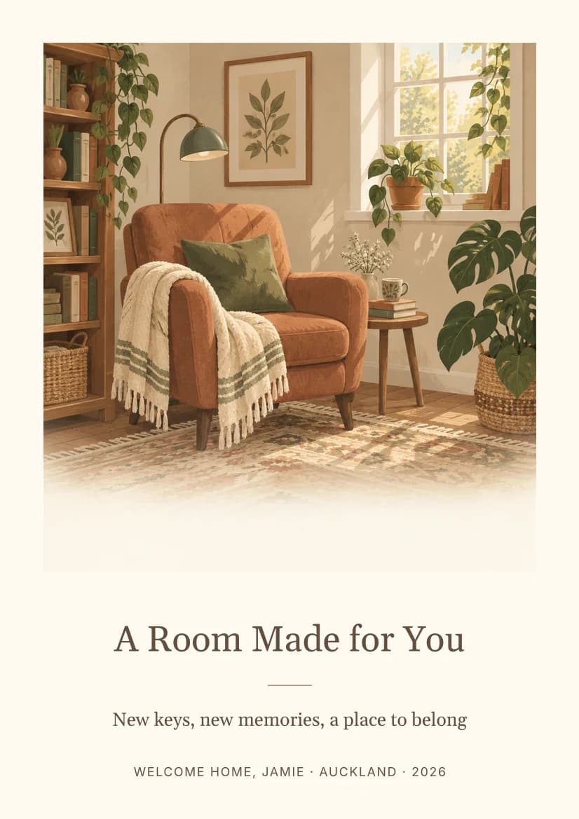 A Room Made for You template preview