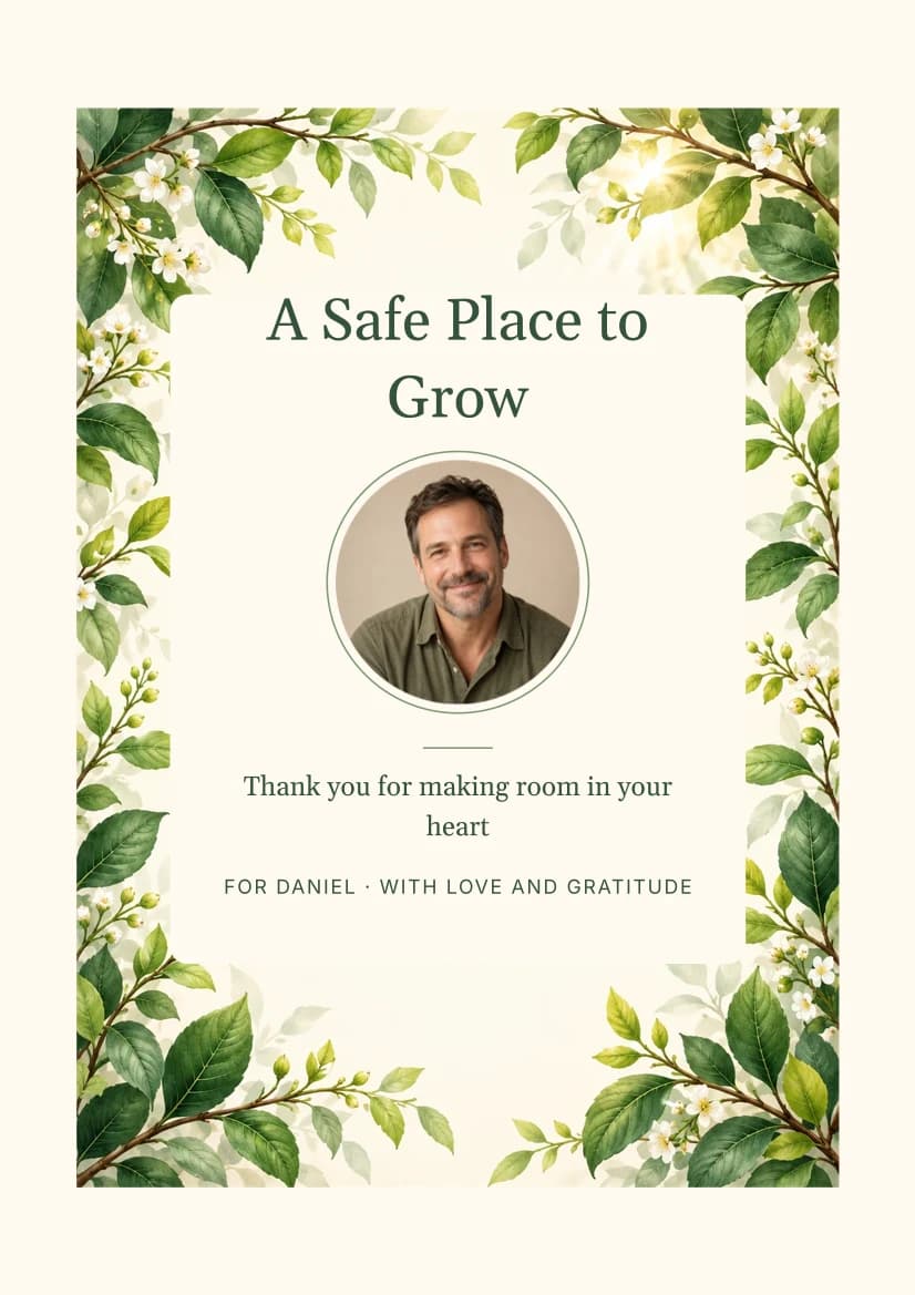 A Safe Place to Grow template preview