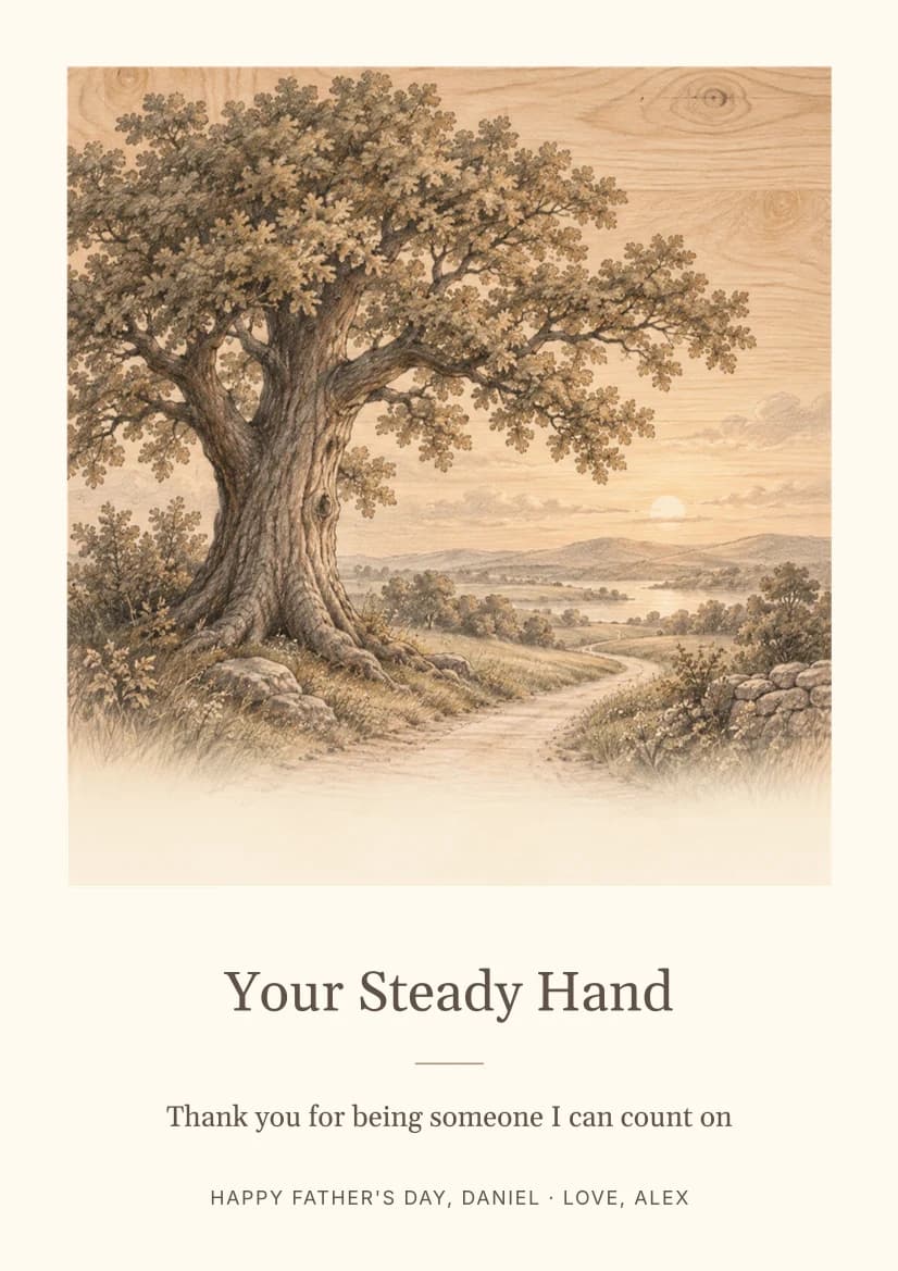 Your Steady Hand template preview