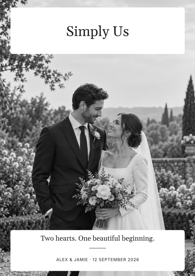 Simply Us template preview