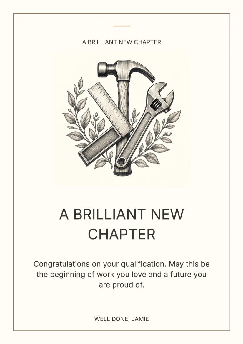 A Brilliant New Chapter template preview
