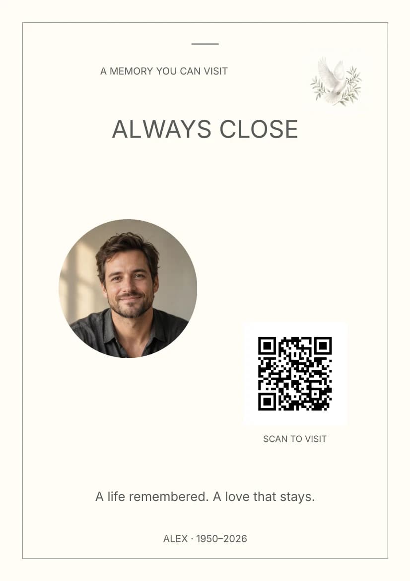 A Memory You Can Visit template preview