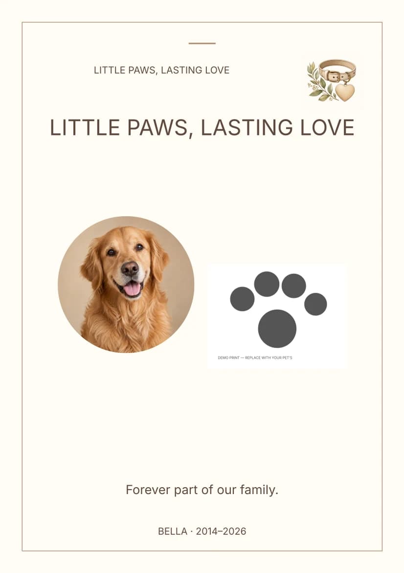 Little Paws, Lasting Love
