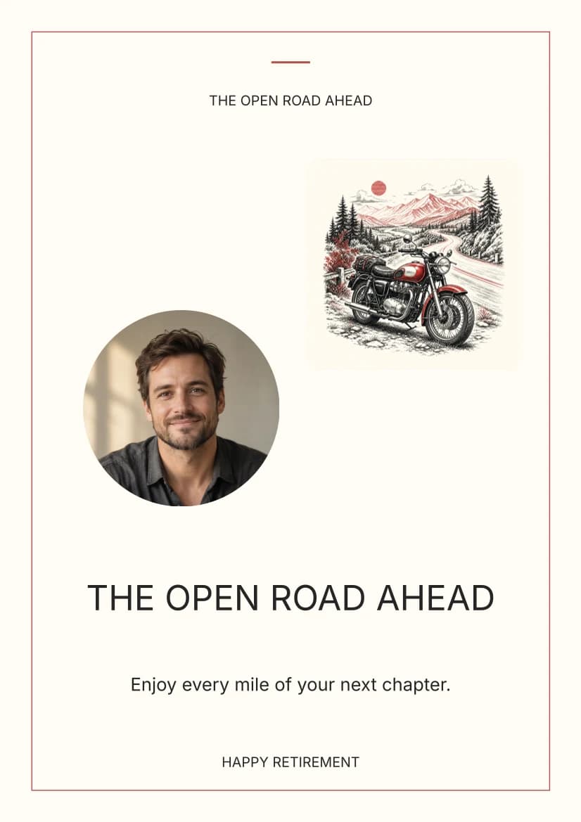 The Open Road Ahead template preview