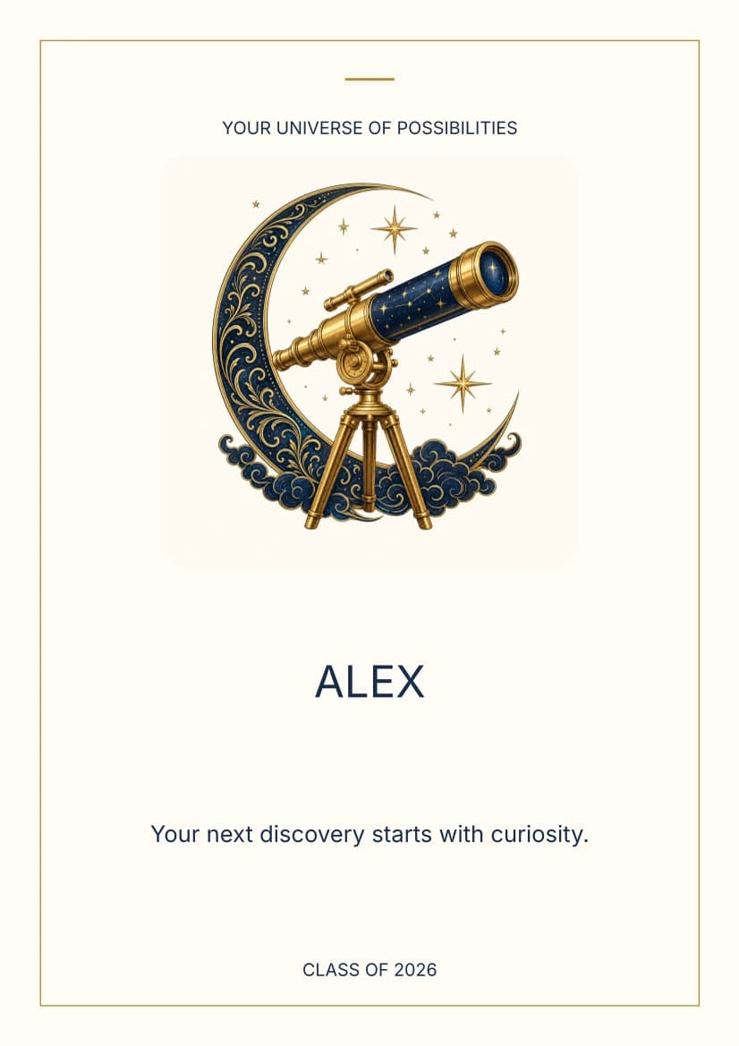 Your Universe of Possibilities template preview