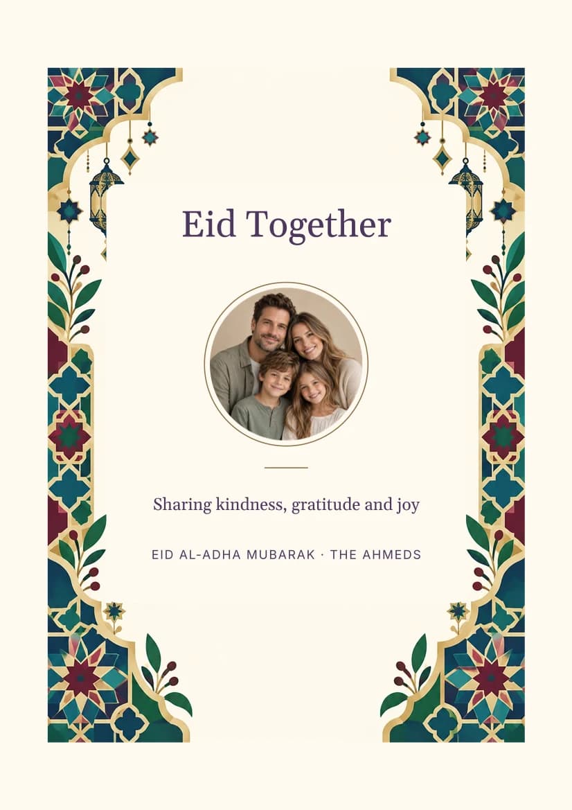 Eid Together template preview