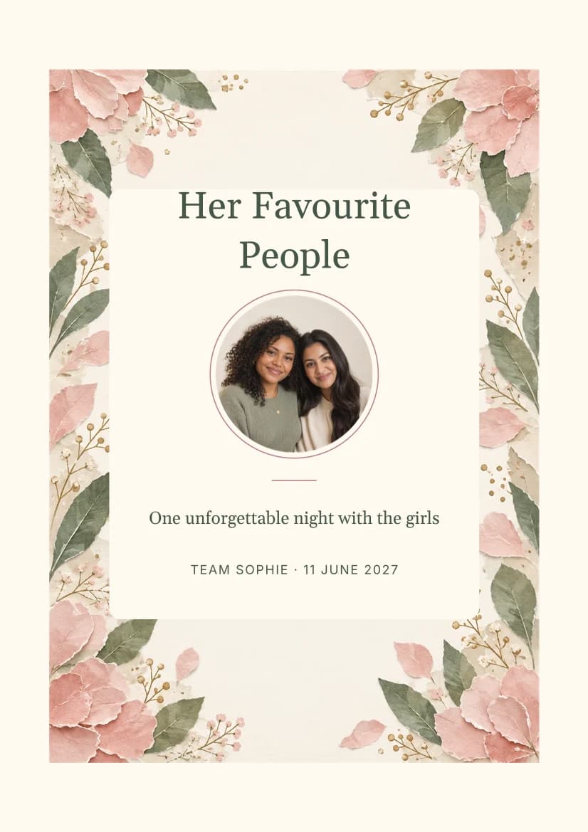 Her Favourite People template preview