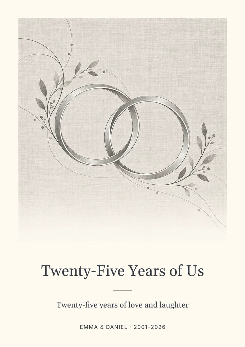 Twenty-Five Years of Us template preview