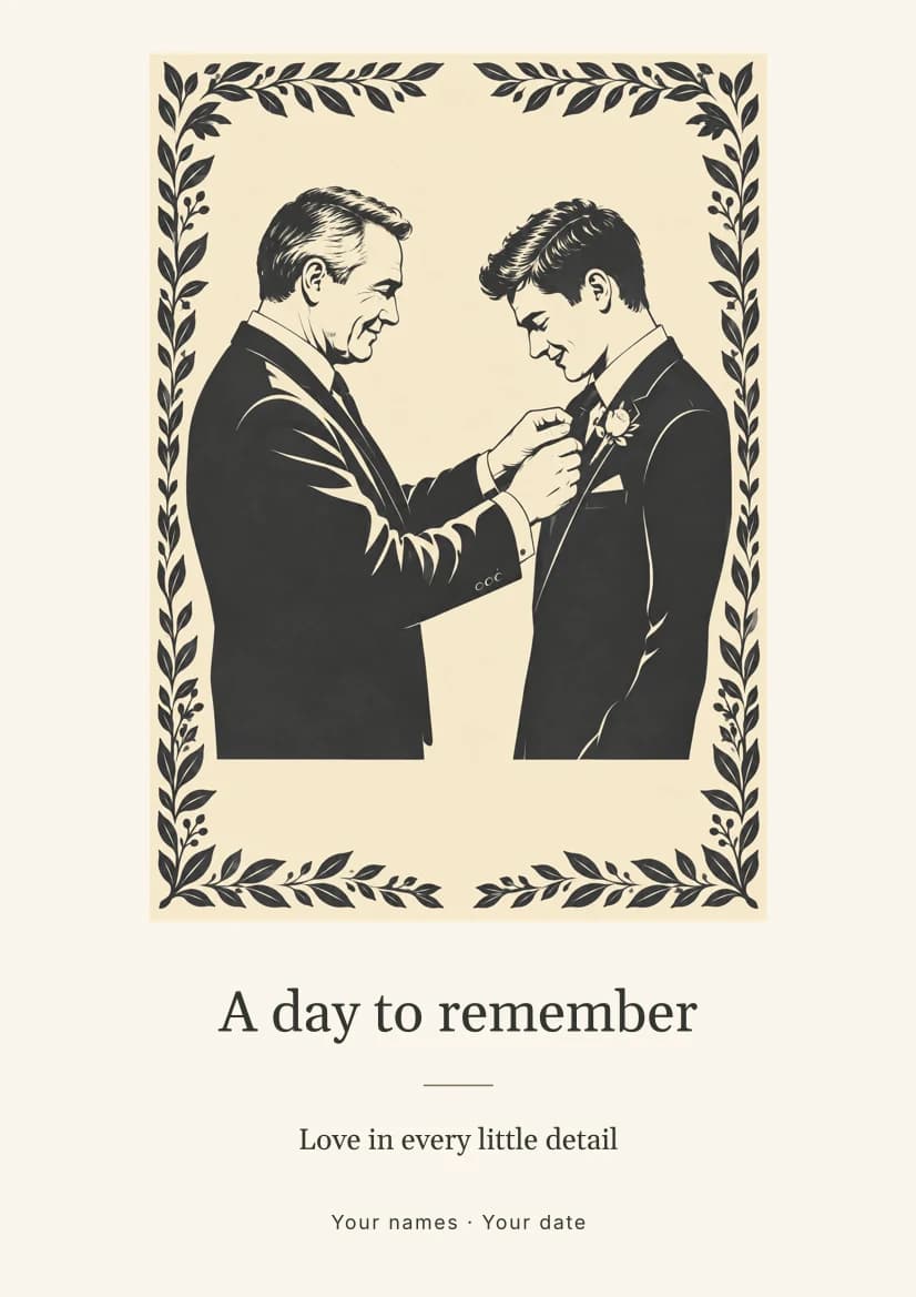 Wedding Morning template preview