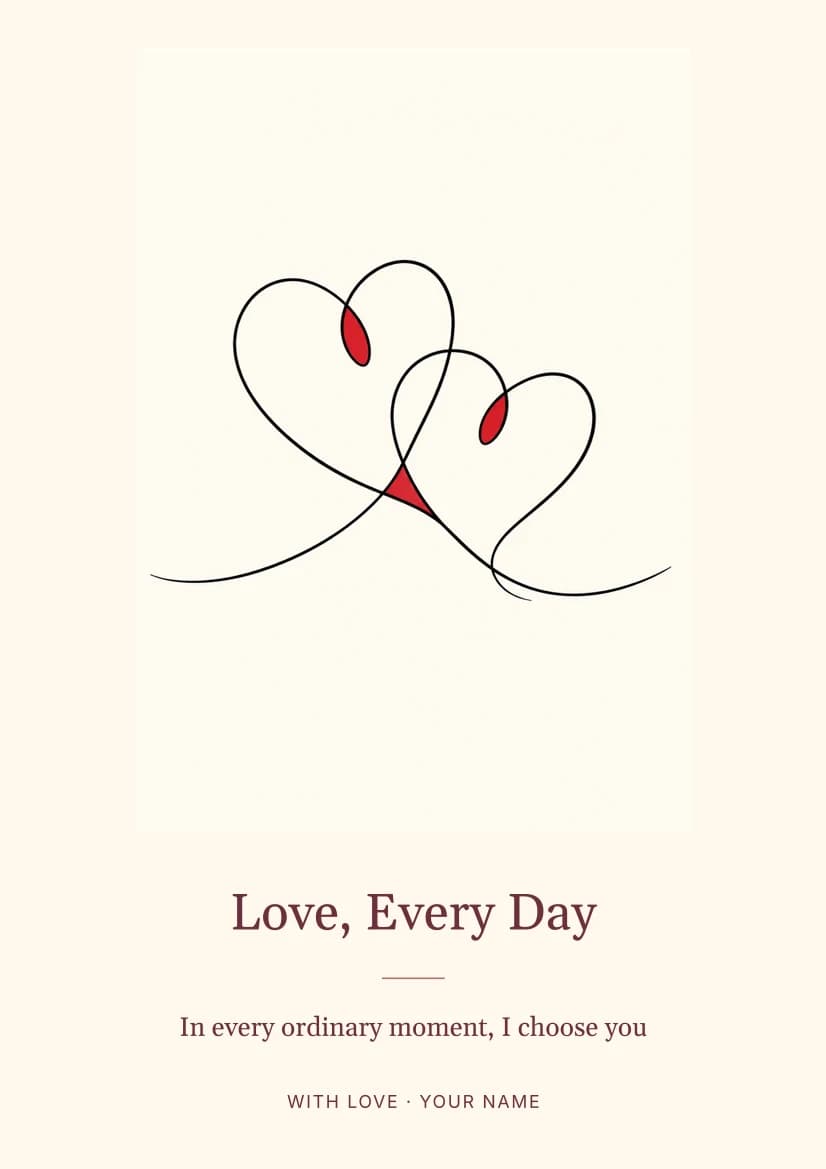 Love, Every Day template preview