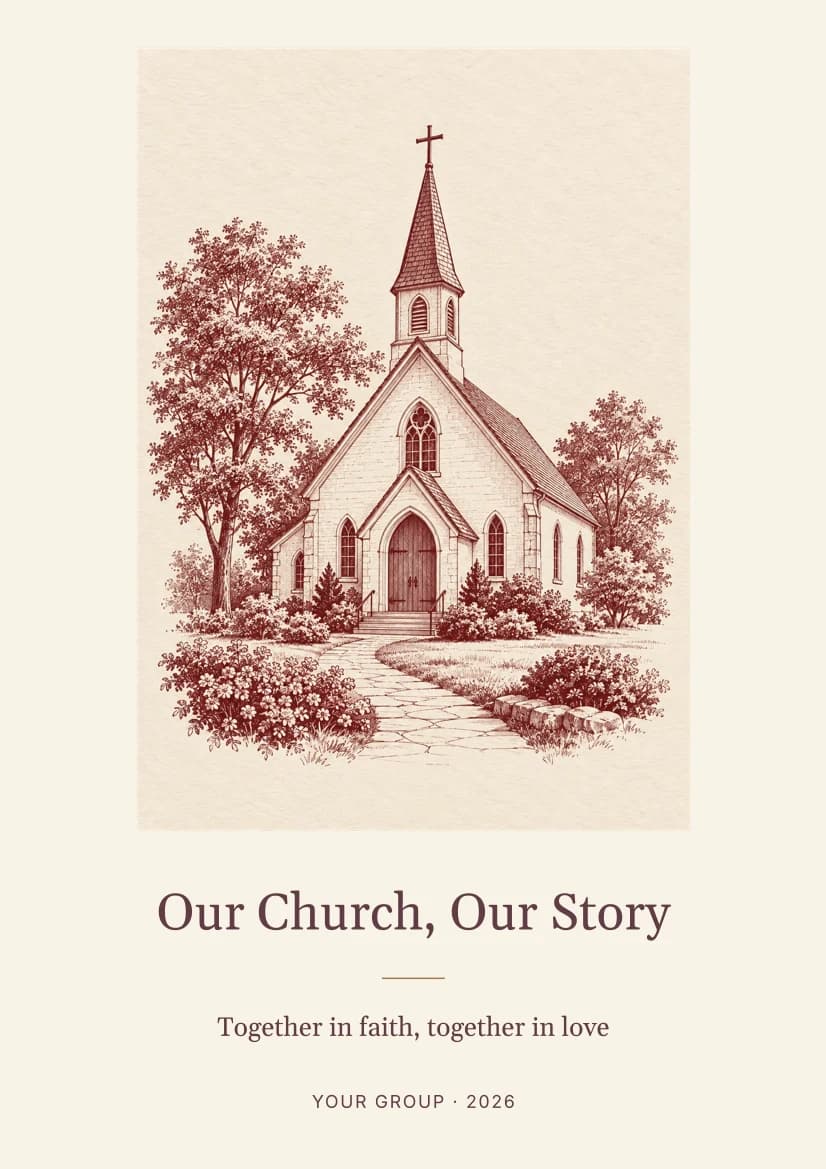 Our Church, Our Story template preview