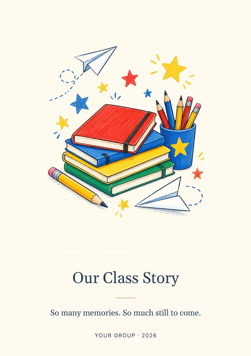 Our Class Story template preview