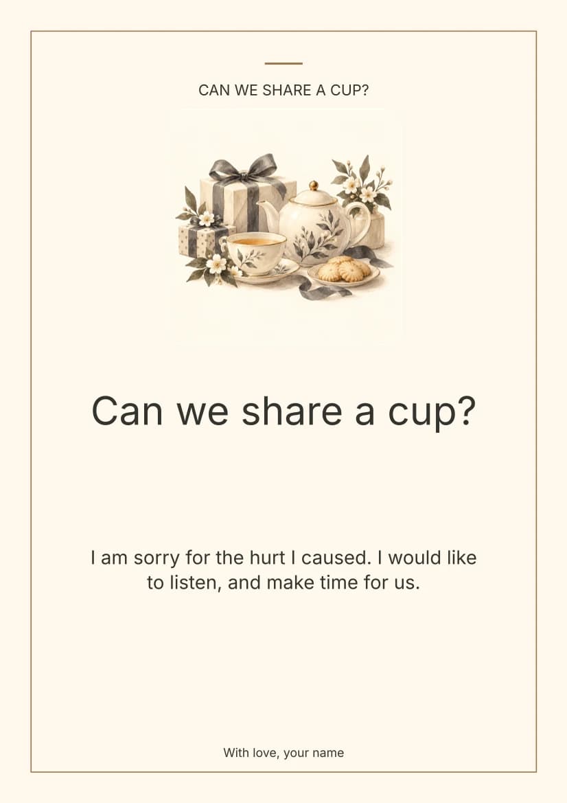 Can We Share a Cup?
