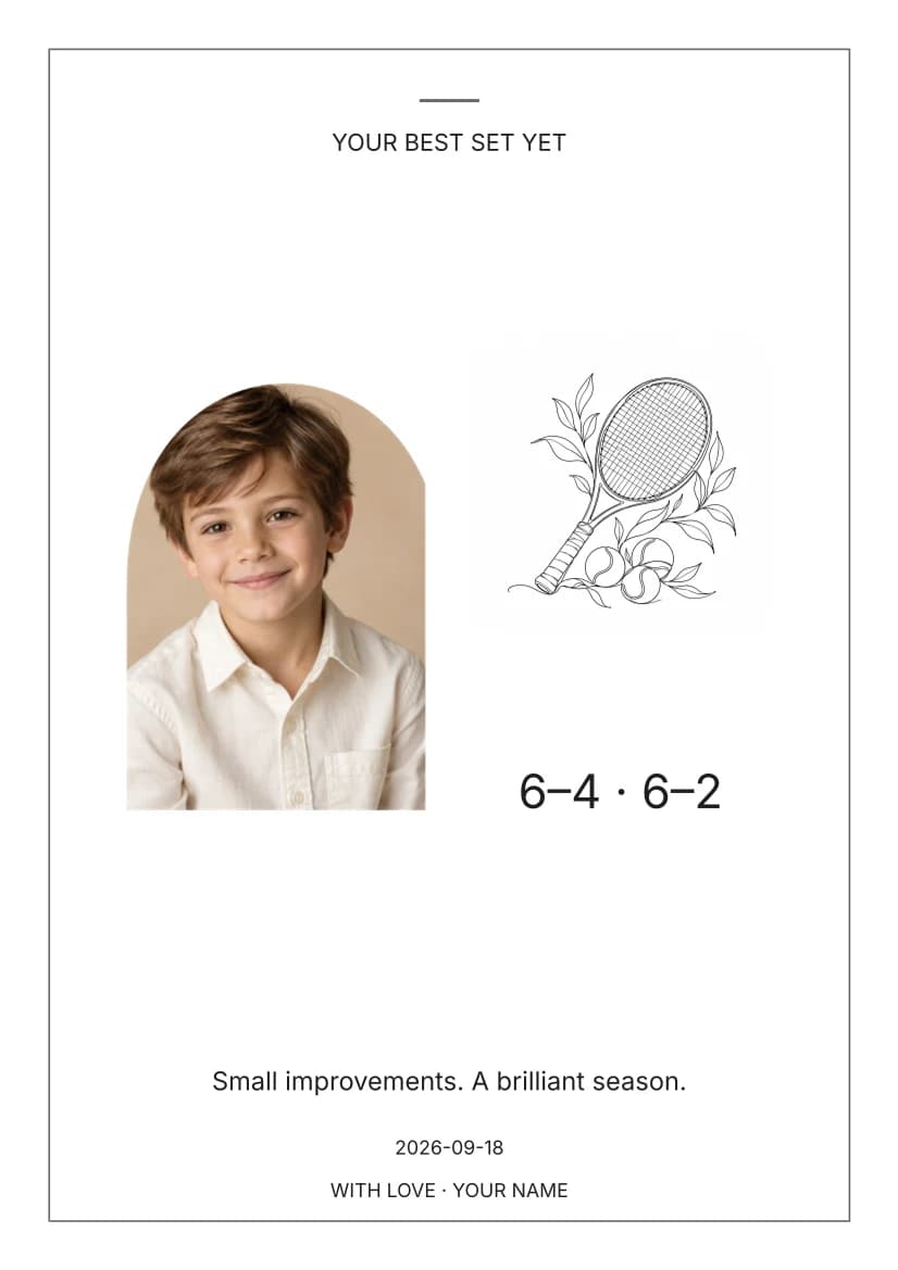 Your Best Set Yet template preview