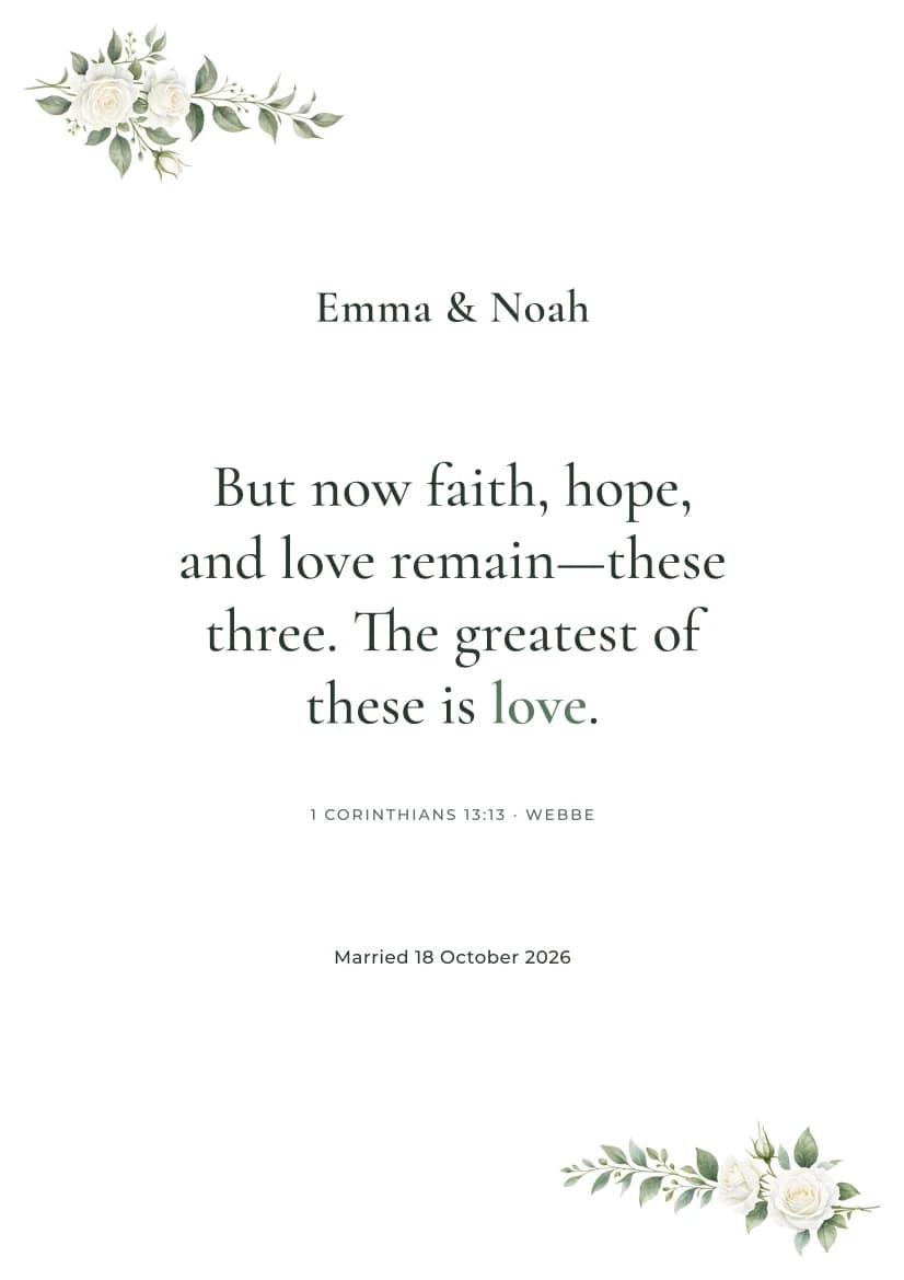 The Greatest Is Love