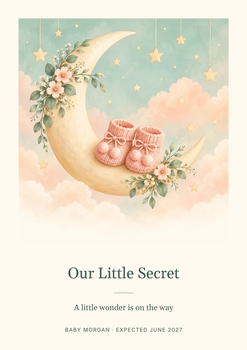 Our Little Secret template preview