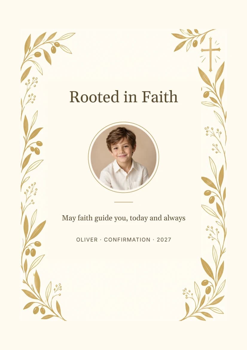 Rooted in Faith template preview