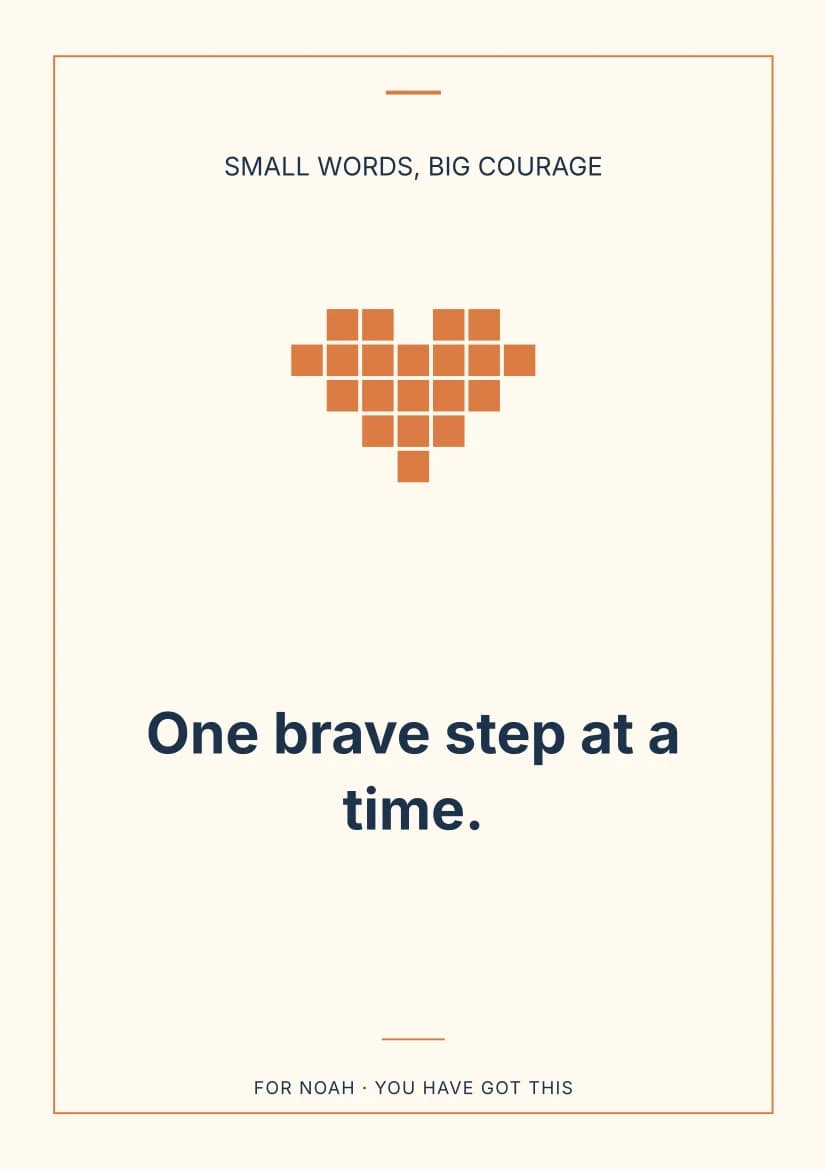 Small Words, Big Courage