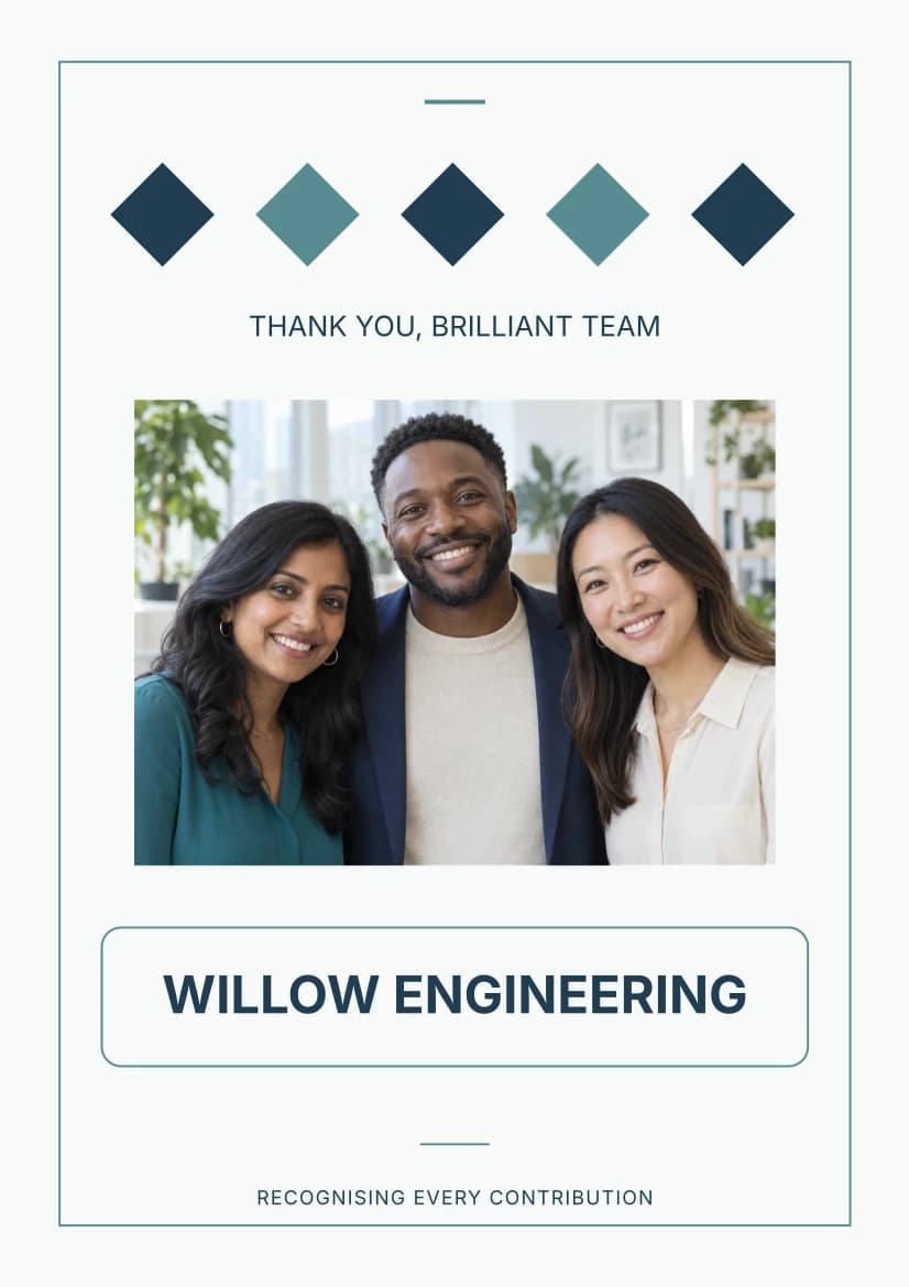 Thank You, Brilliant Team