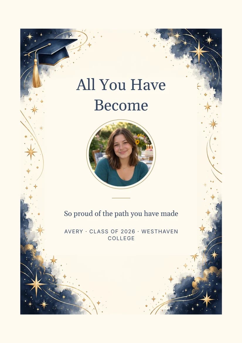 All You Have Become template preview