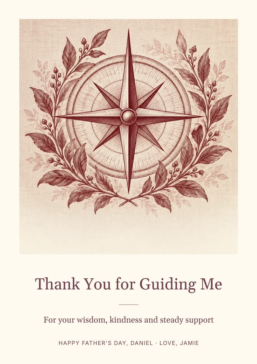 Thank You for Guiding Me template preview