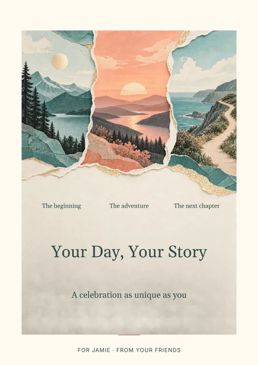 Your Day, Your Story template preview