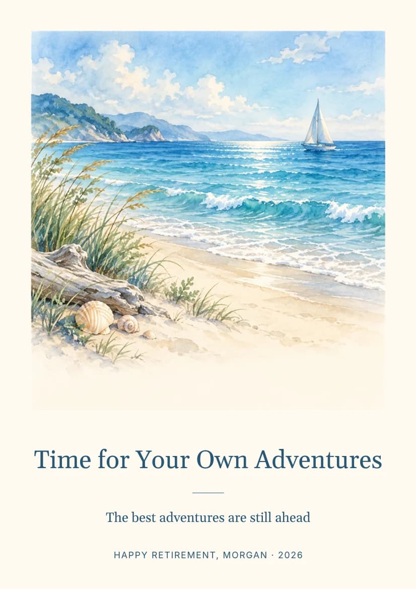 Time for Your Own Adventures template preview