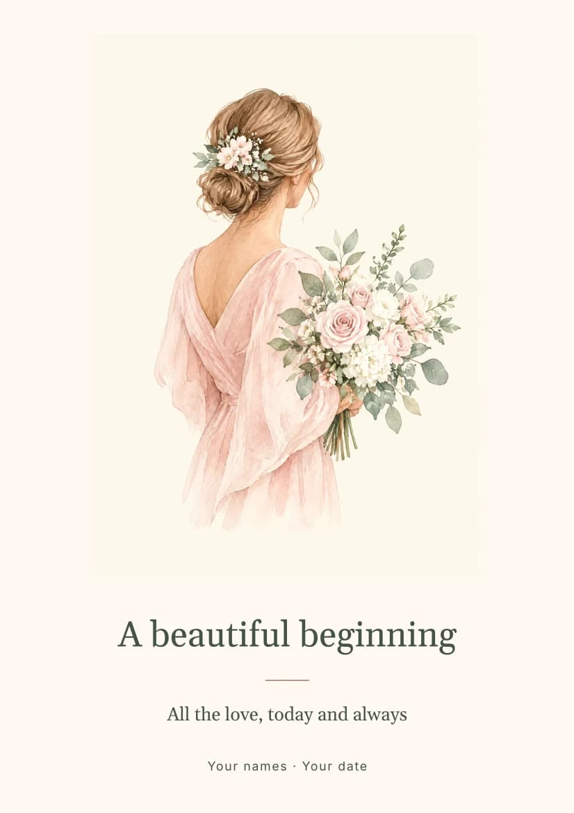Bridal Blush template preview