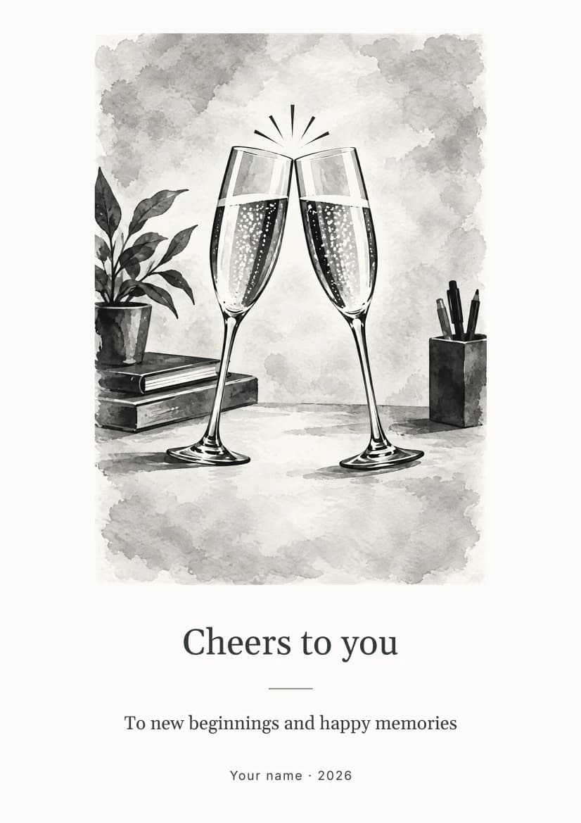 Cheers to You template preview