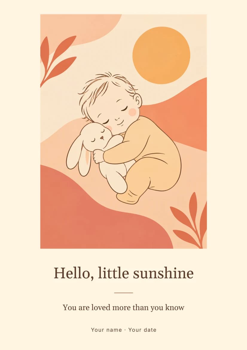 Little Sunshine template preview
