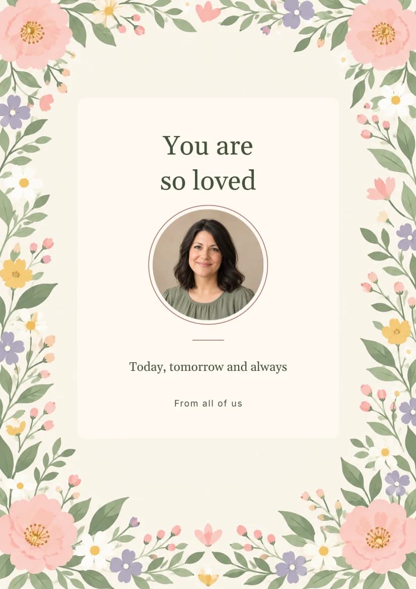 Pastel Meadow template preview