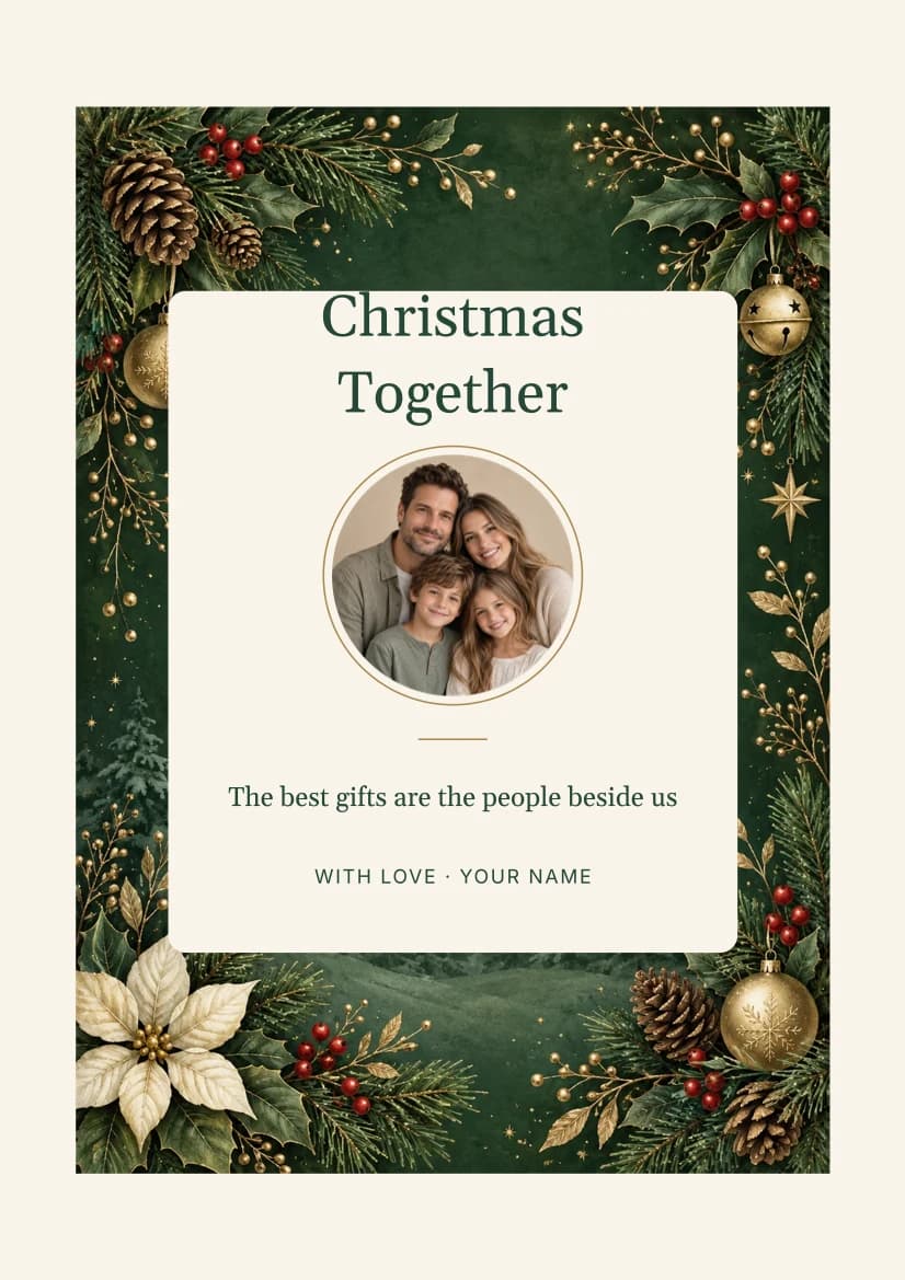 Christmas Together template preview