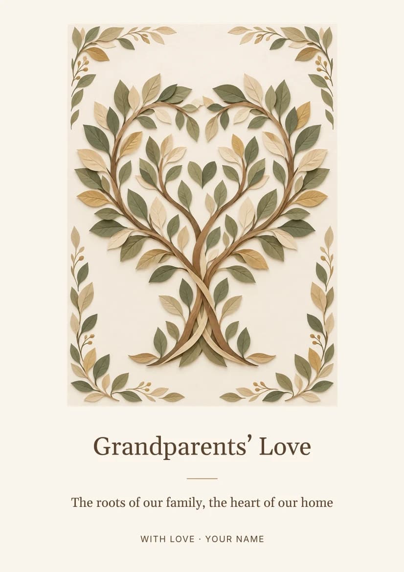 Grandparents’ Love template preview