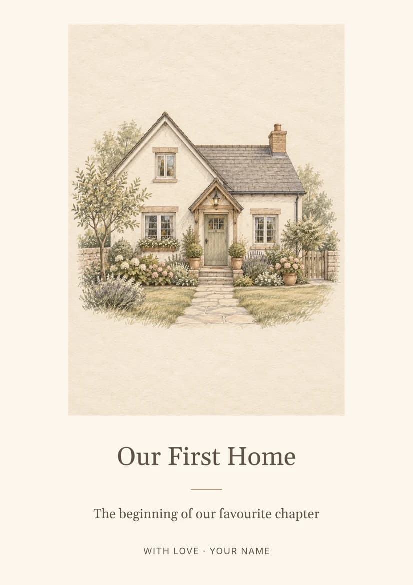 Our First Home template preview