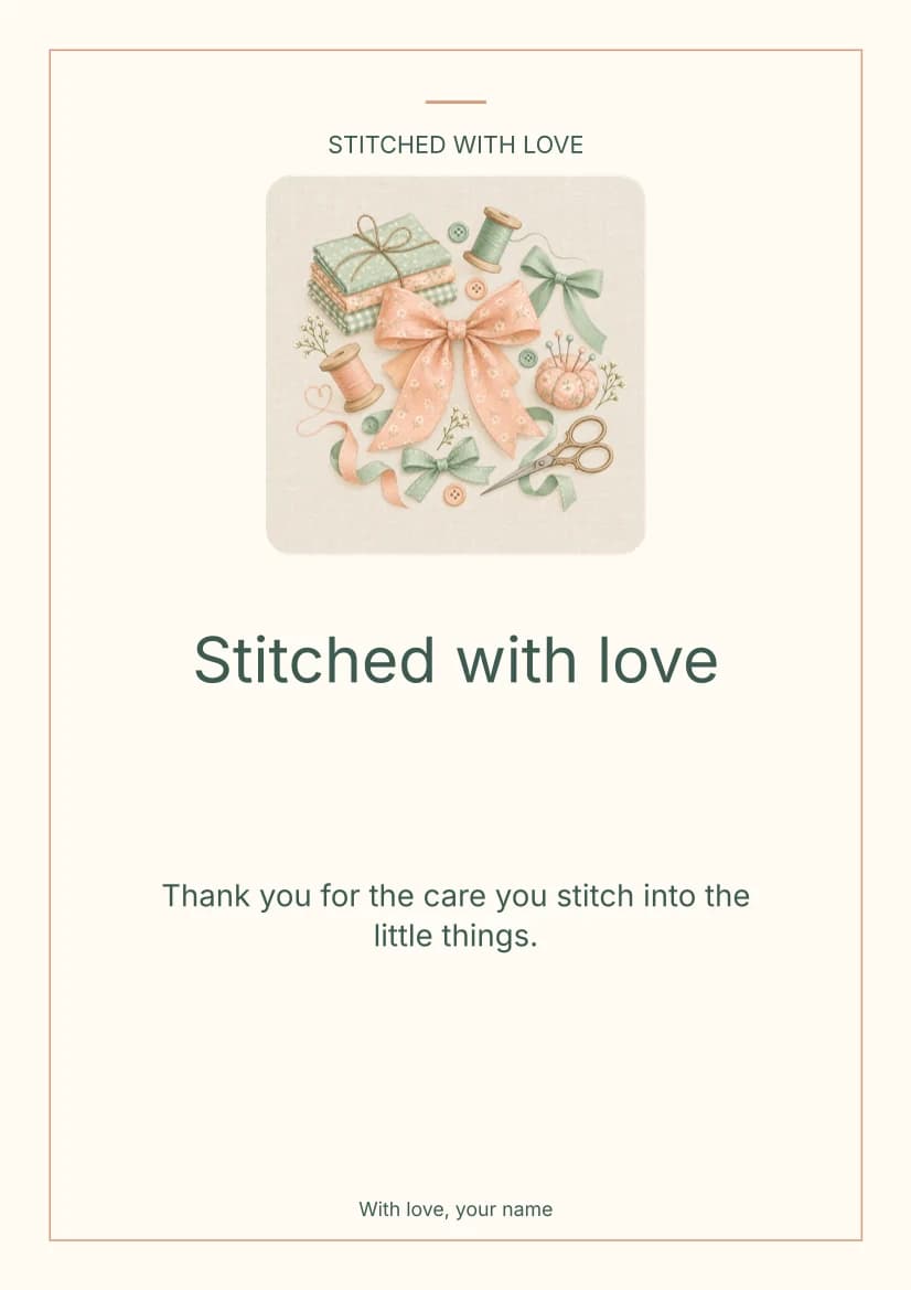 Stitched with Love