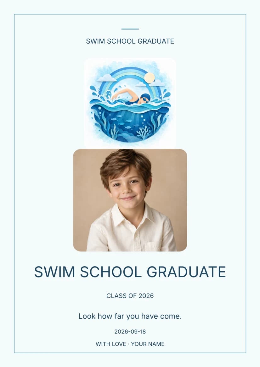 Swim School Graduate
