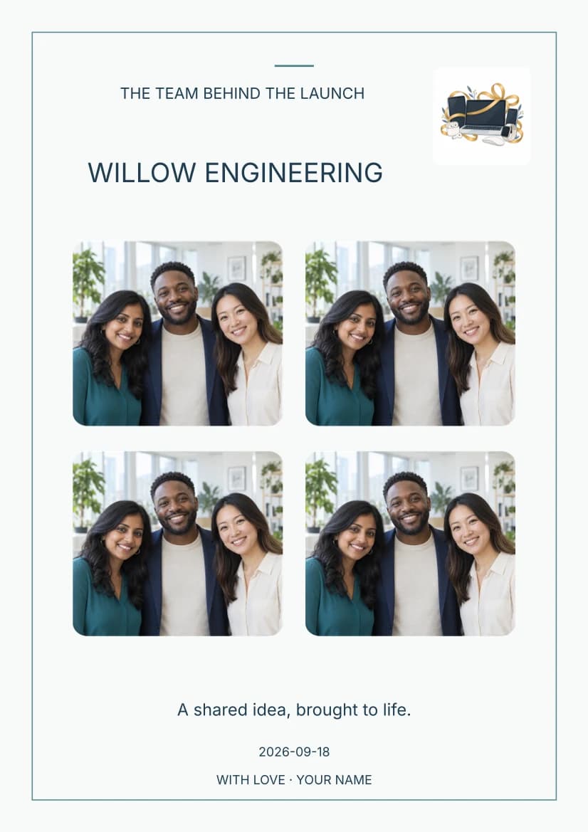 The Team Behind the Launch template preview