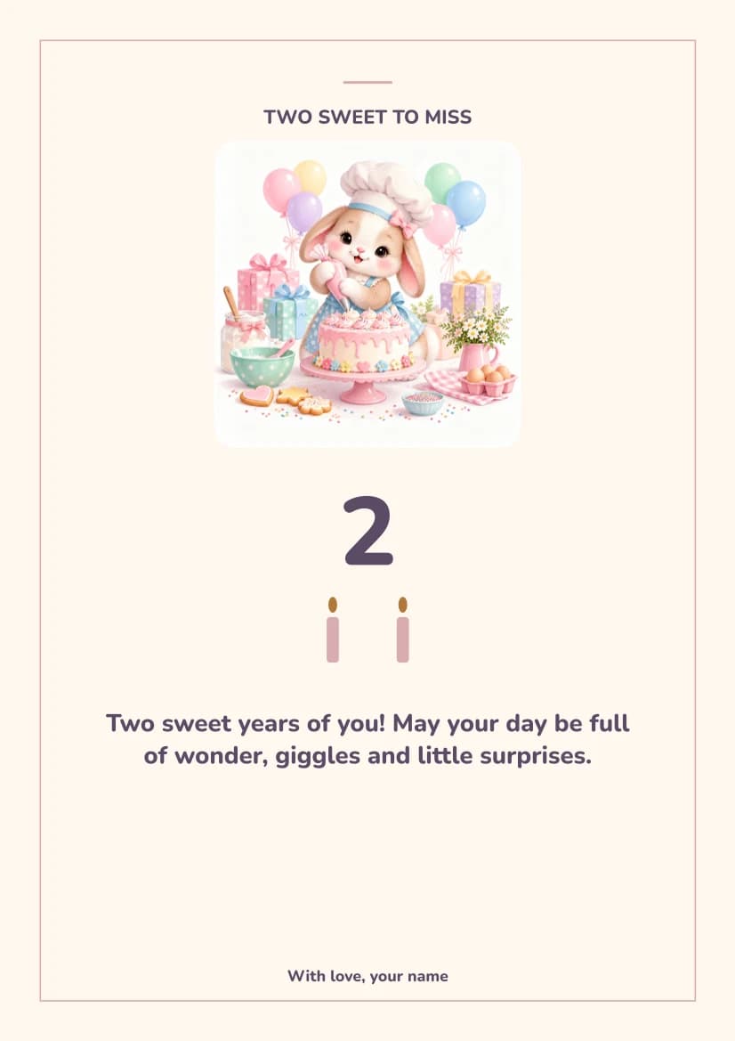 Two Sweet to Miss