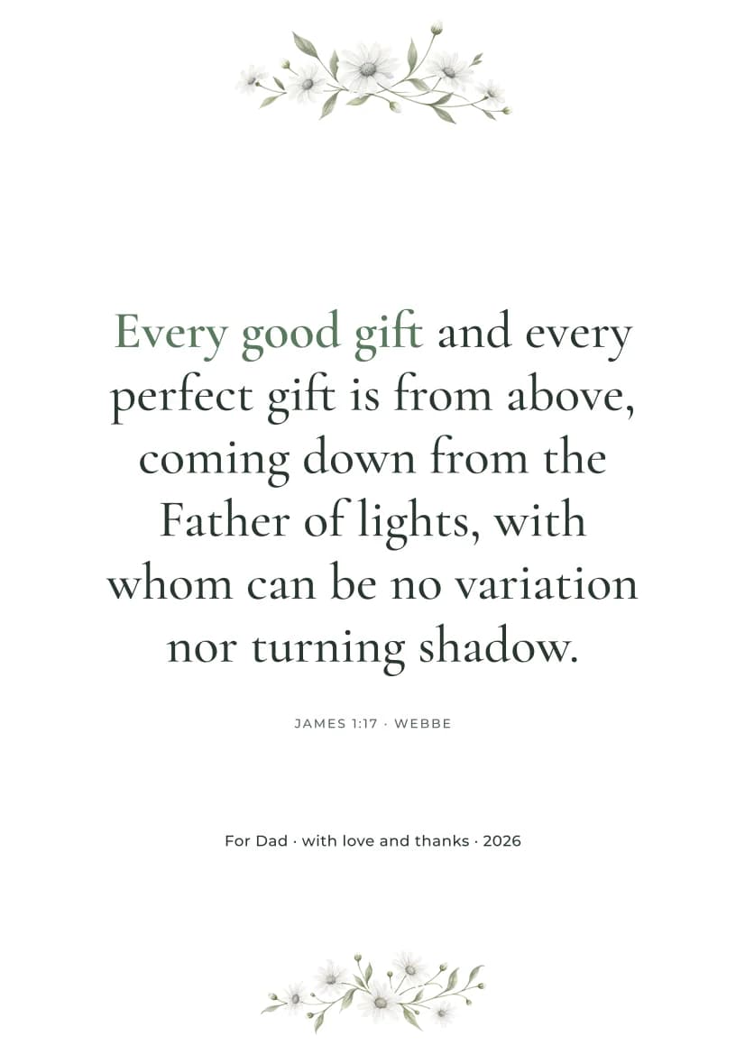 Every Good Gift template preview