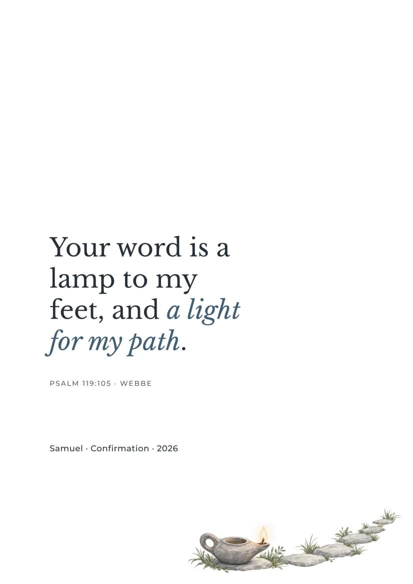 Light for My Path template preview