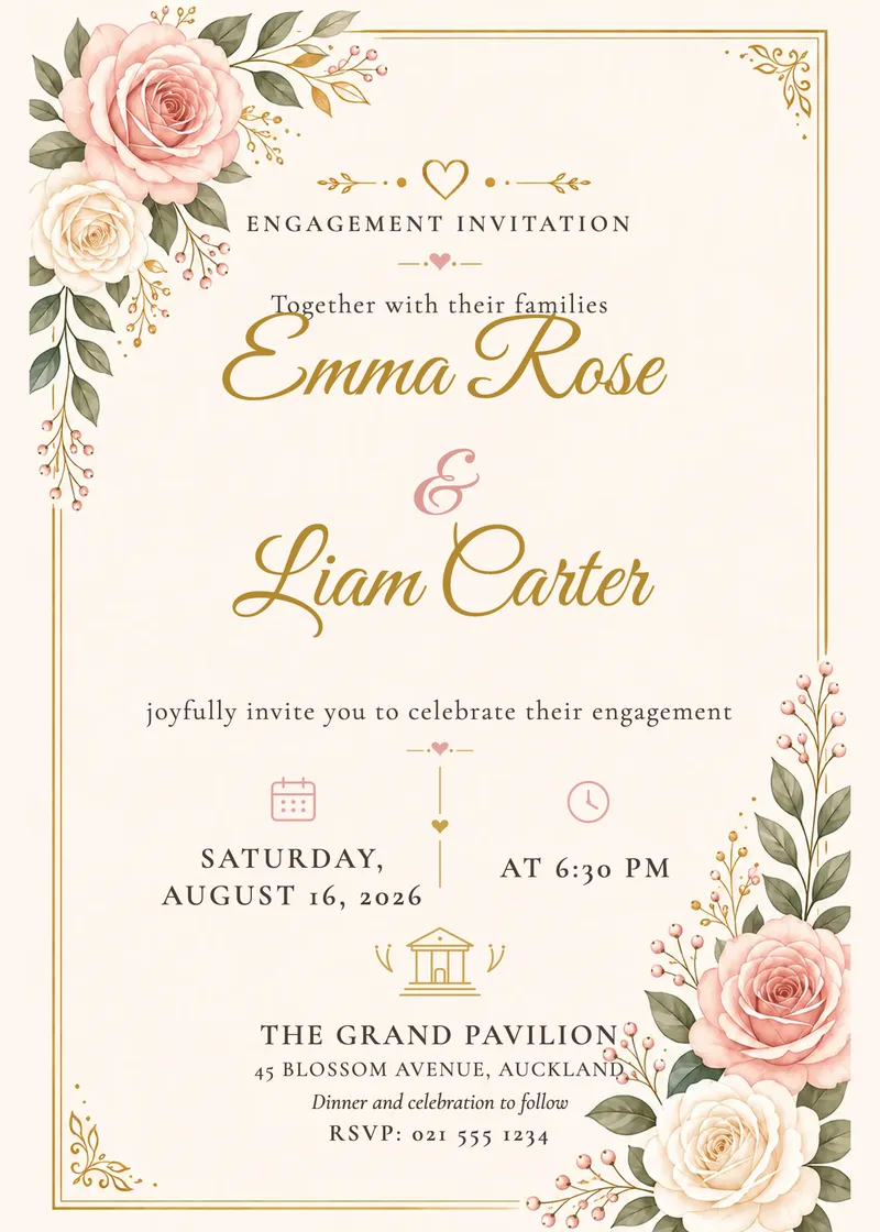 Rose Garden Engagement